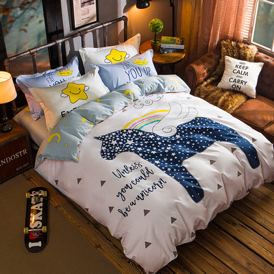 Спално бельо с анимационни изображения в два размера и различни разцветки