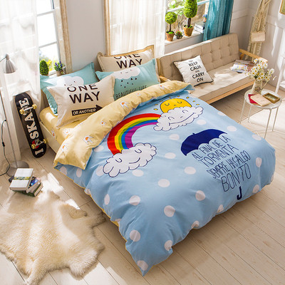 Спално бельо с анимационни изображения в два размера и различни разцветки