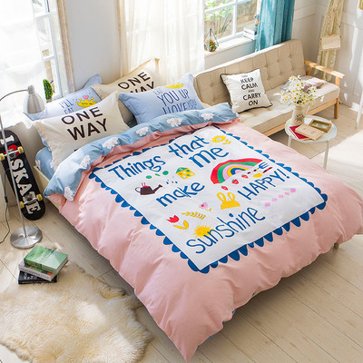 Спално бельо с анимационни изображения в два размера и различни разцветки