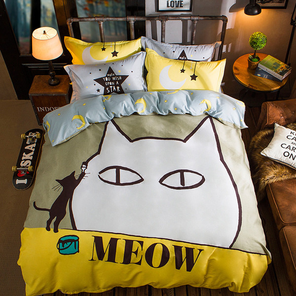 Спално бельо с анимационни изображения в два размера и различни разцветки