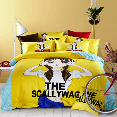 Анимационен спален комплект в четири размера и голям избор от цветове