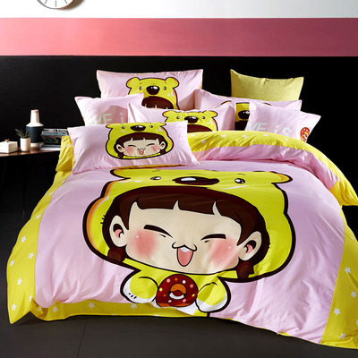 Анимационен спален комплект в четири размера и голям избор от цветове