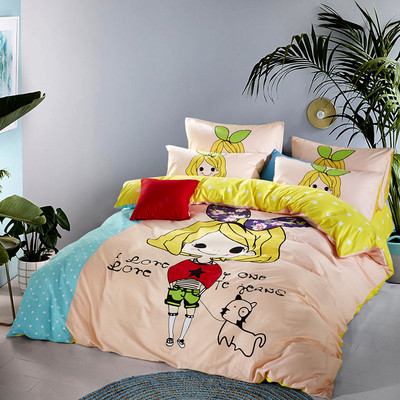 Анимационен спален комплект в четири размера и голям избор от цветове