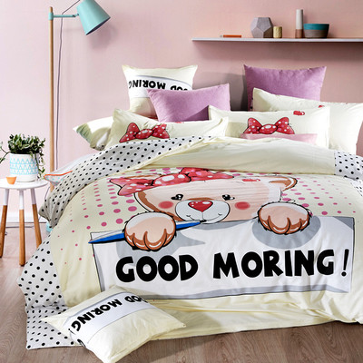 Анимационен спален комплект в четири размера и голям избор от цветове