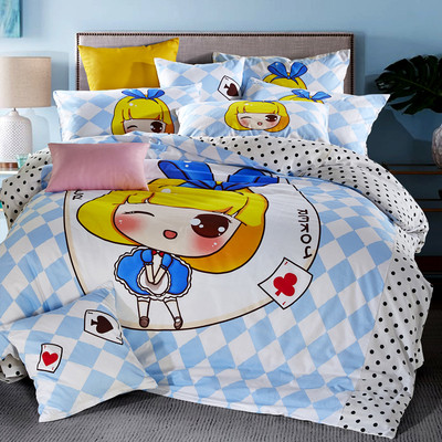 Анимационен спален комплект в четири размера и голям избор от цветове