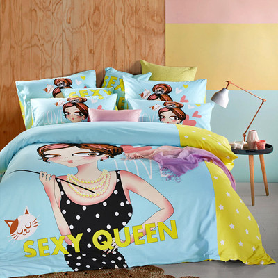 Анимационен спален комплект в четири размера и голям избор от цветове