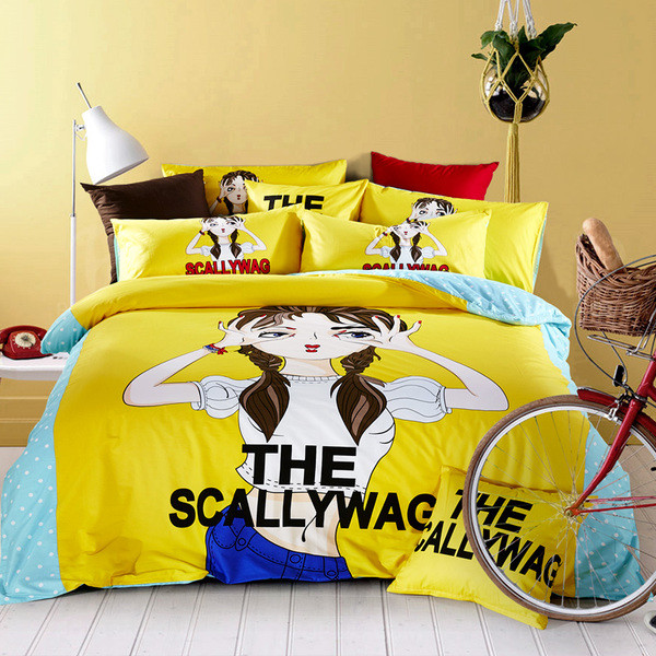 Анимационен спален комплект в четири размера и голям избор от цветове