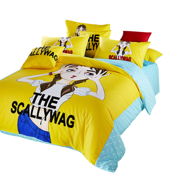 Анимационен спален комплект в четири размера и голям избор от цветове