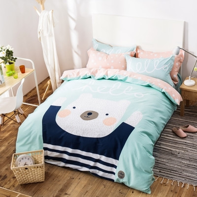 Сладко спално бельо с анимационни изображения в много цветове