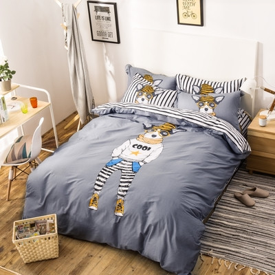 Сладко спално бельо с анимационни изображения в много цветове