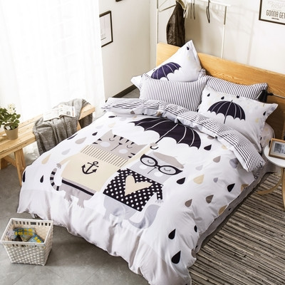 Сладко спално бельо с анимационни изображения в много цветове