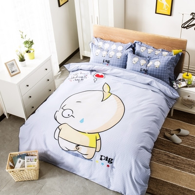 Сладко спално бельо с анимационни изображения в много цветове