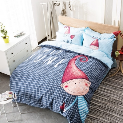 Сладко спално бельо с анимационни изображения в много цветове