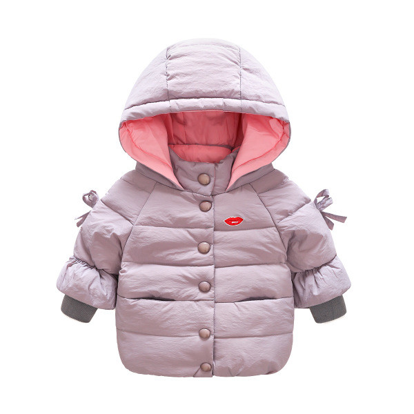 Детско яке за момичета с качулка в четири цвята