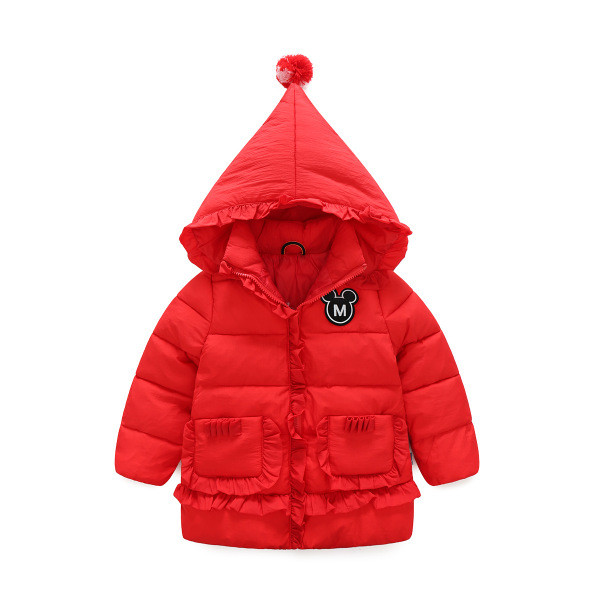 Зимно детско яке за момичета в няколко цвята