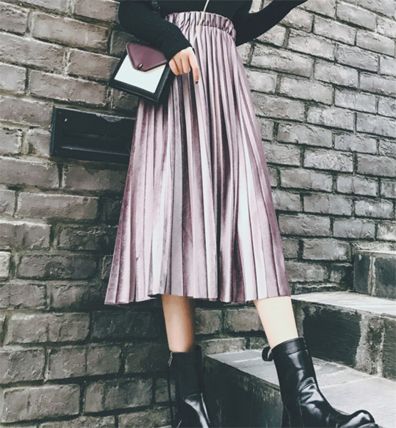 Ежедневна дамска плисирана пола , 4 модела