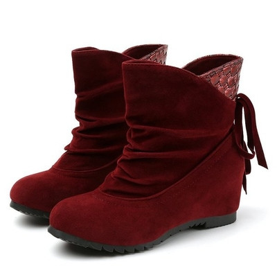 Καθημερινές γυναικείες μπότες με σκληρή αντιολισθητική σόλα, 3 χρώματα