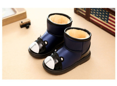 Παιδικές μπότες για κορίτσια και αγόρια με πολύ ζεστή μάλλινη επένδυση και καουτσούκ, αντιολισθητική σόλα