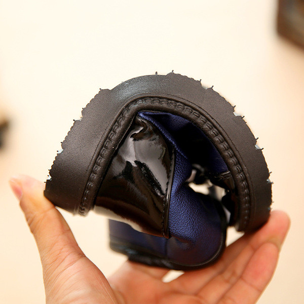 Παιδικές μπότες για κορίτσια και αγόρια με πολύ ζεστή μάλλινη επένδυση και καουτσούκ, αντιολισθητική σόλα