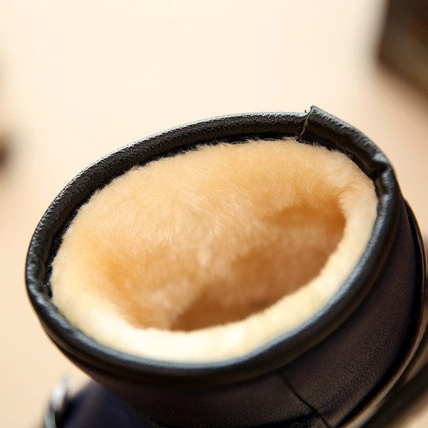 Παιδικές μπότες για κορίτσια και αγόρια με πολύ ζεστή μάλλινη επένδυση και καουτσούκ, αντιολισθητική σόλα