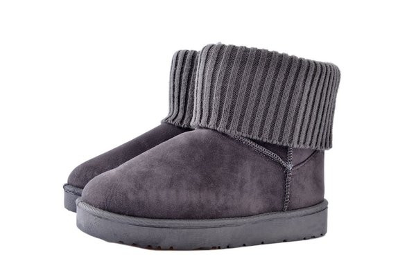 Ежедневни зимни дамски боти с каучукова подметка и вълнена топла подплата