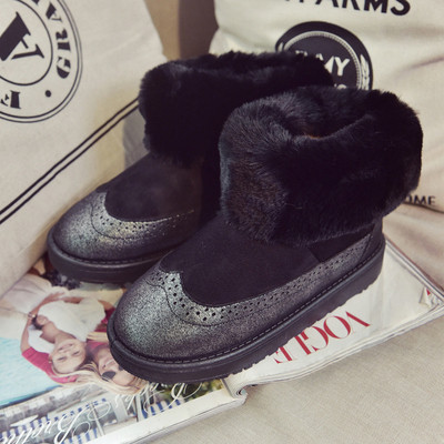 Удобни и топло дамски зимни боти , 3 цвята