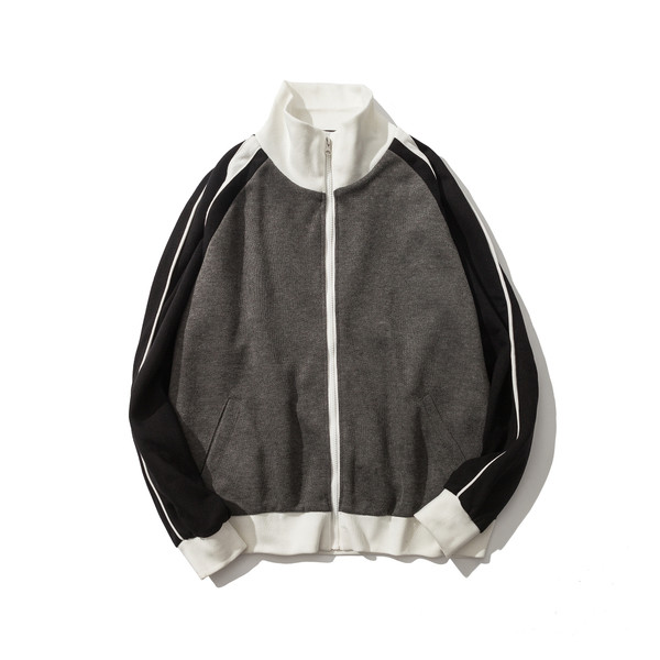 Спортен мъжки суичър с поло яка