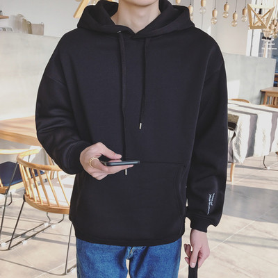 Спортен мъжки суичър с качулка в три цвята