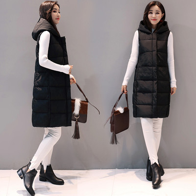 Καθημερινό γυναικείο χειμωνιάτικο γιλέκο με πρακτική κουκούλα, 3 χρώματα