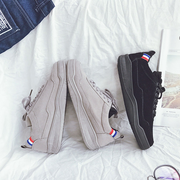 Стилни мъжки маратонки в сив и черен цвят