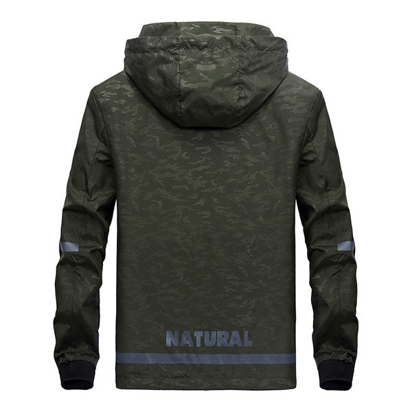 Ανδρικό μπουφάν για το φθινόπωρο με κουκούλα σε 4 διαφορετικά μοντέλα