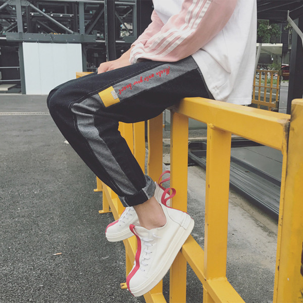 Спортно-елегантни мъжки панталони в широк модел