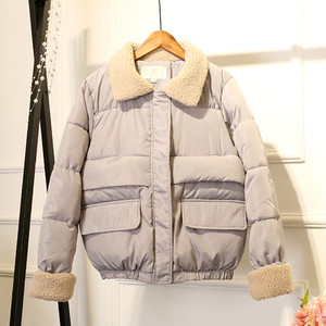 Топло дамско яке с пух в четири цвята