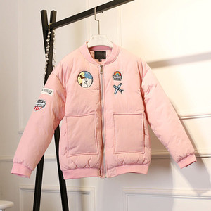 Ежедневно зимно яке за дамите с щампи в няколко цвята