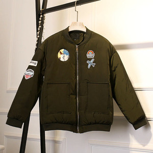 Ежедневно зимно яке за дамите с щампи в няколко цвята