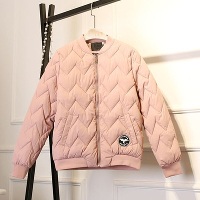 Дамско зимно яке в четири цвята в семпъл модел