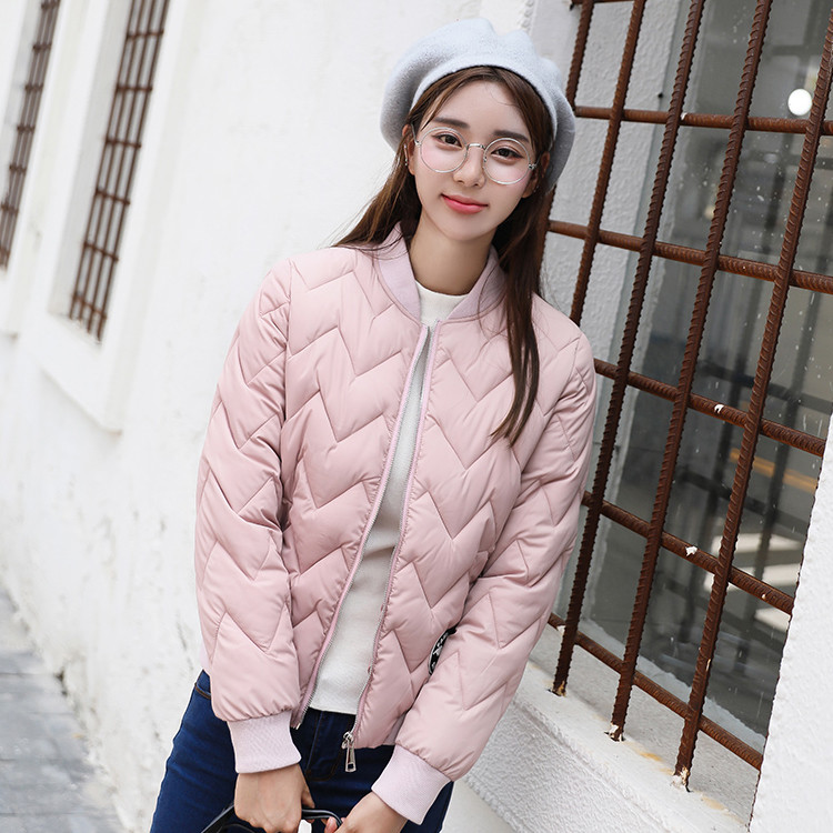 Дамско зимно яке в четири цвята в семпъл модел