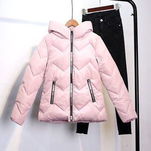 Дамско зимно яке в няколко цвята с качулка