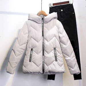 Дамско зимно яке в няколко цвята с качулка