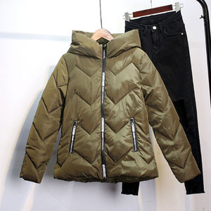 Дамско зимно яке в няколко цвята с качулка