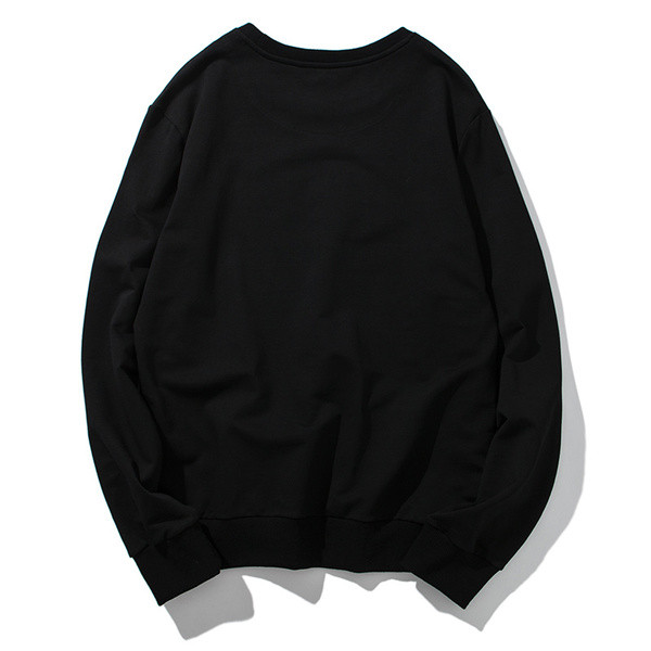 Мъжка ежедневна блуза с цветен принт,О-образна яка и дълъг ръкав