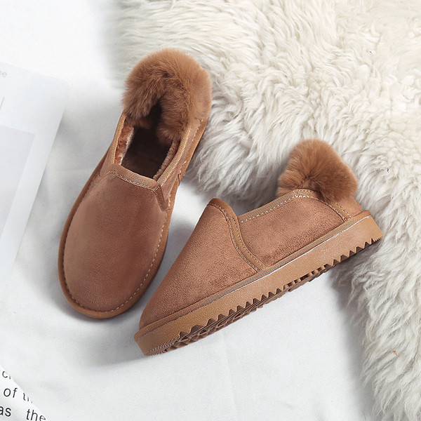 Κομψές γυναικείες μπότες σε τρία χρώματα με γούνα