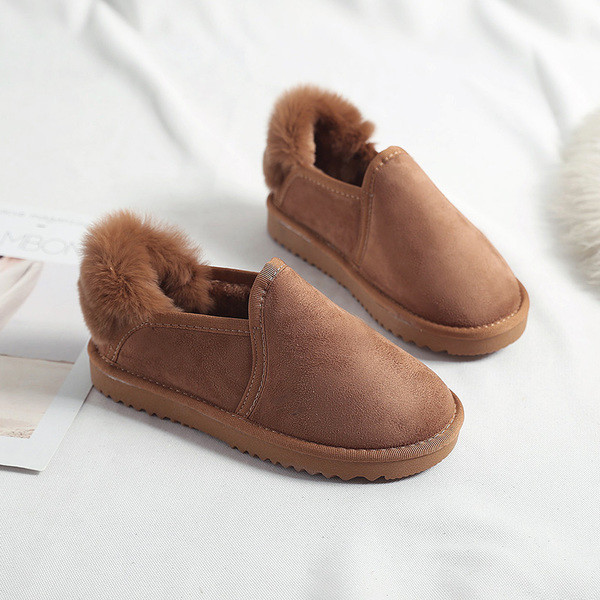 Κομψές γυναικείες μπότες σε τρία χρώματα με γούνα