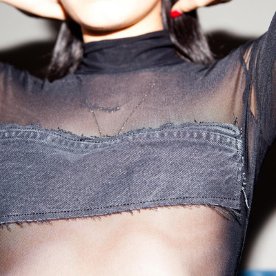 Дамско боди прозрачно в три цвята