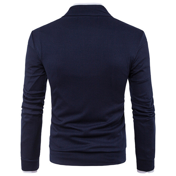 Мъжка спортно-елегантна жилетка с V-образно закопчаване