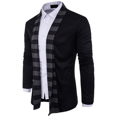 Мъжка жилетка с кариран ревер, няколко различни цвята