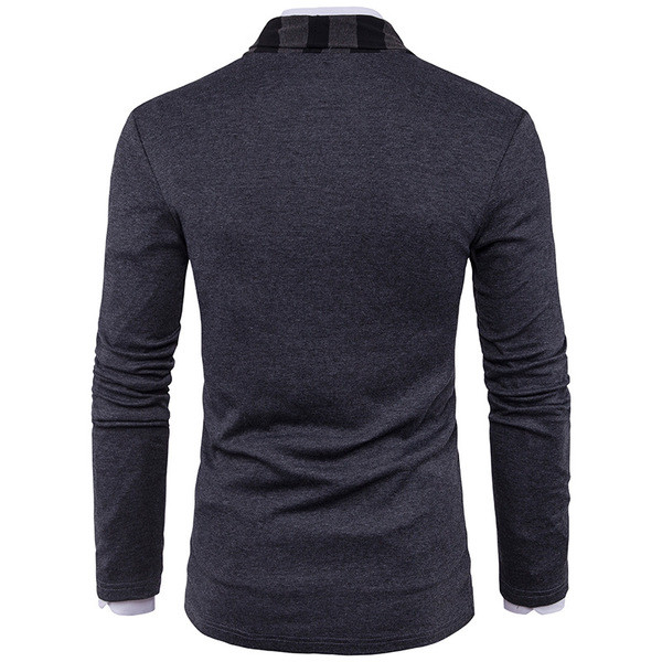 Мъжка жилетка с кариран ревер, няколко различни цвята