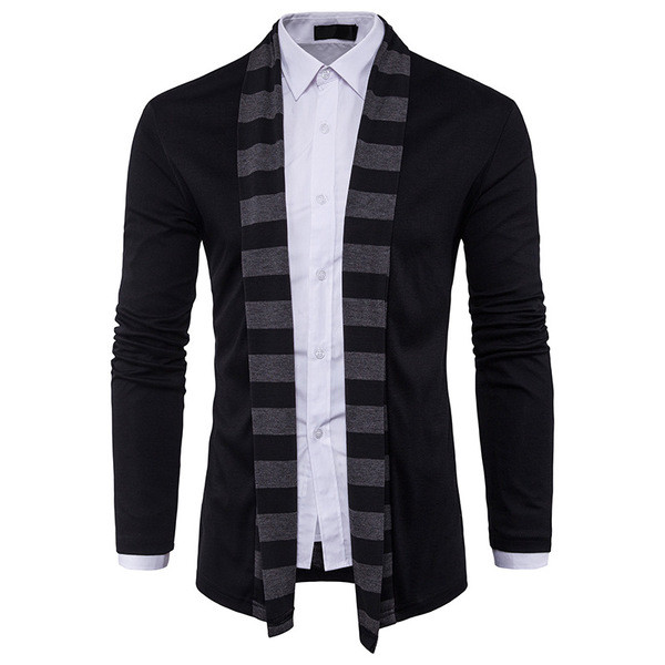 Мъжка жилетка с кариран ревер, няколко различни цвята