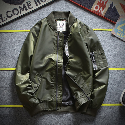 Μοντέρνο ανδρικό μπουφάν με κολάρο μπέιζμπολ σε σχήμα O, 3 χρώματα