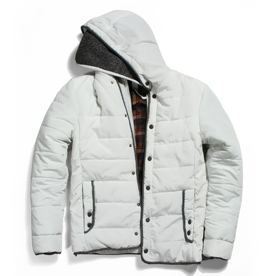 Ανδρικό χειμωνιάτικο μπουφάν  μει ζεστή μάλλινη επένδυση, 2 χρώματα